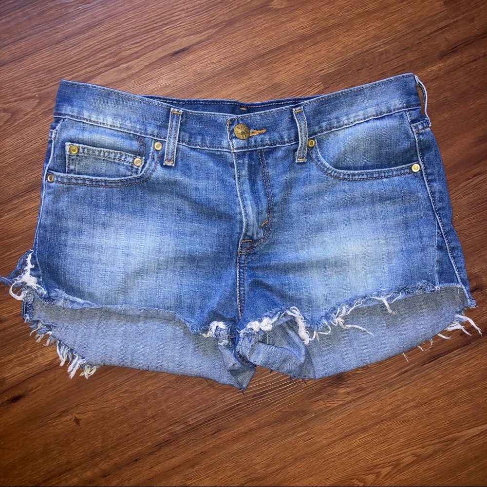Levi’s Distressed Denim Shorts